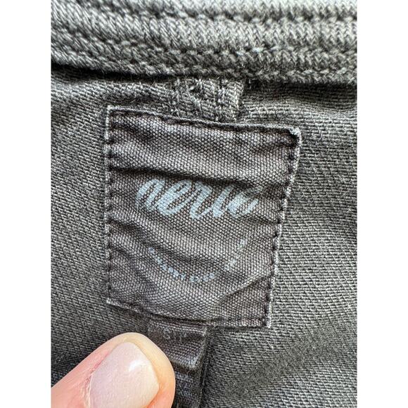 NWT Aerie Double Strap Shortall Smoked Gray Size Small Overall Shorts - Picture 9 of 12